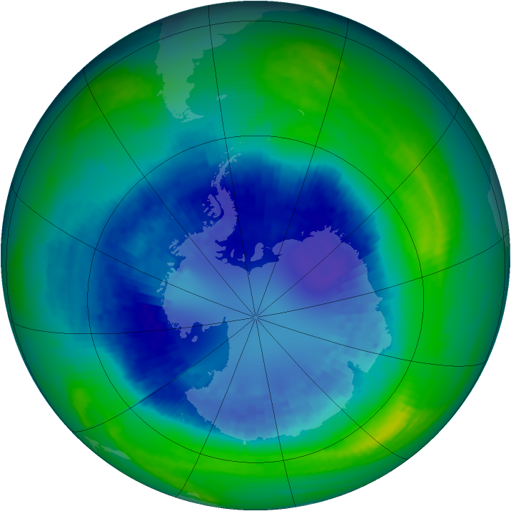 Ozone Map 2004-09-03